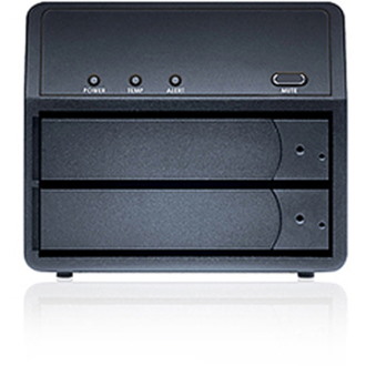 Sans Digital MobileRAID Mr2ut+B 2-Bay USB3.0/eSATA Raid 0/1 Storage Enclosure - Black