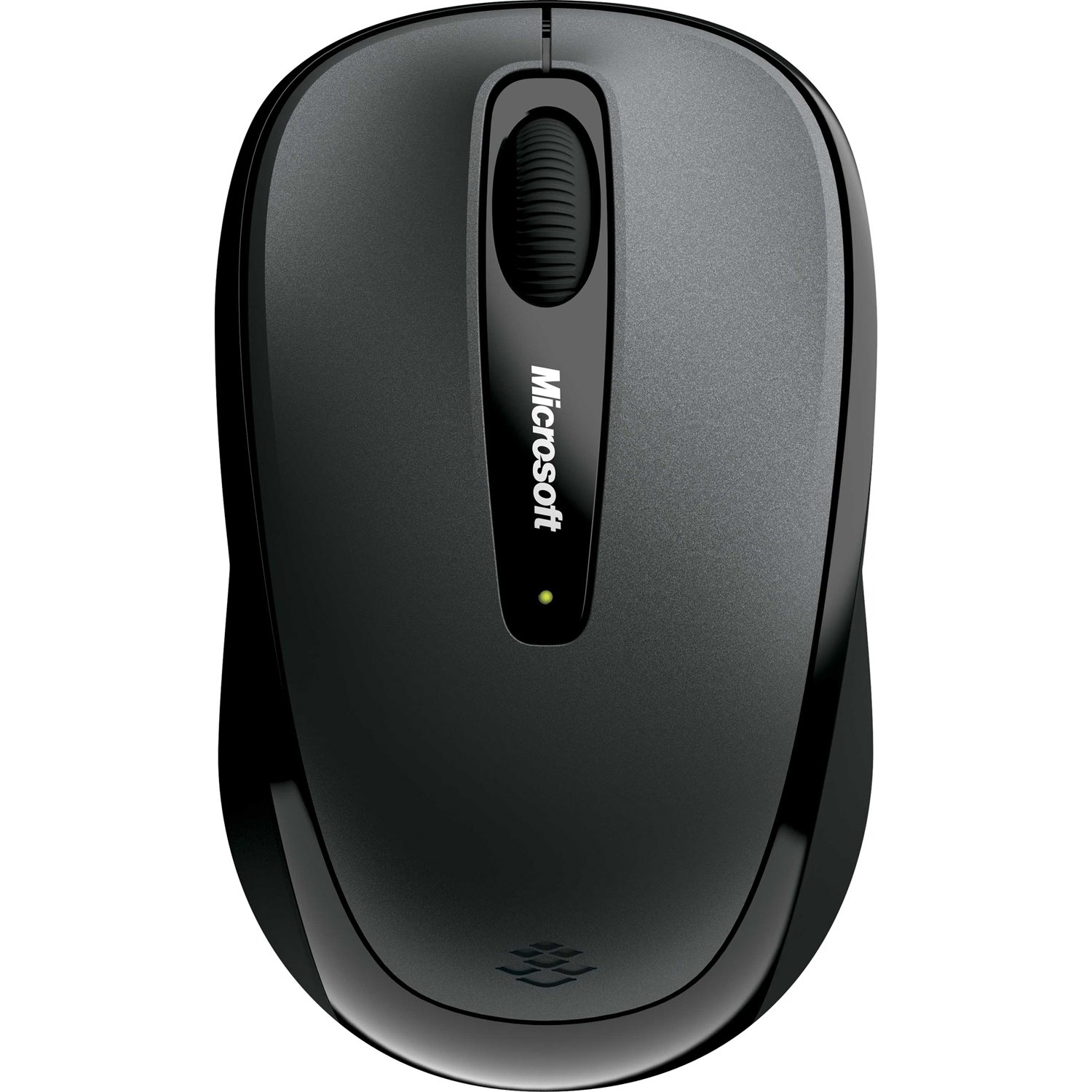 Microsoft 3500 Mouse - Radio Frequency - USB - BlueTrack - 3 Button(s) - Lochness Gray