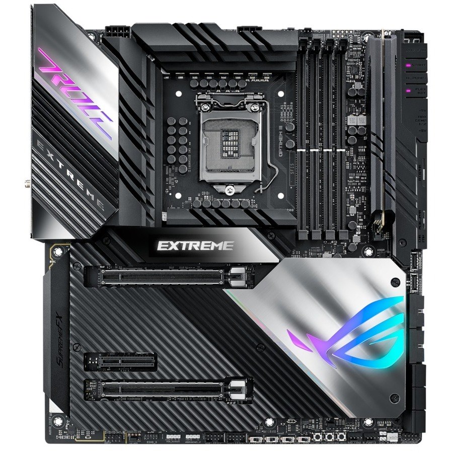 Asus ROG Maximus XIII Extreme Desktop moederbord - Intel Z590 chipset - Socket LGA-1200 - Intel Optane-geheugen ready - Uitgebreide ATX