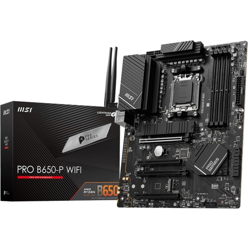 MSI B650-P WIFI Desktop Motherboard - AMD B650 Chipset - Socket AM5 - ATX