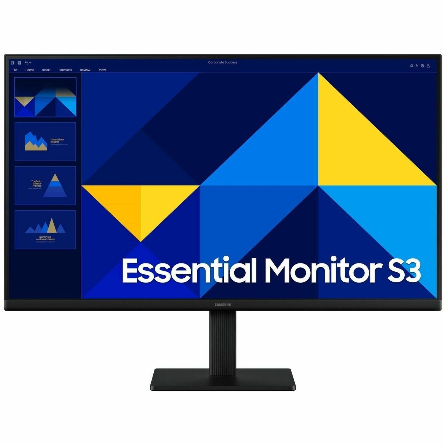 Samsung Essential S3 S24D304GAN 24" Class Full HD LCD Monitor - 16:9 - Black