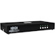 Tripp Lite by Eaton Secure KVM Switch, 4-Port, Single Head, DP to HDMI (x4), 4K, NIAP PP4.0, Audio, CAC, TAA