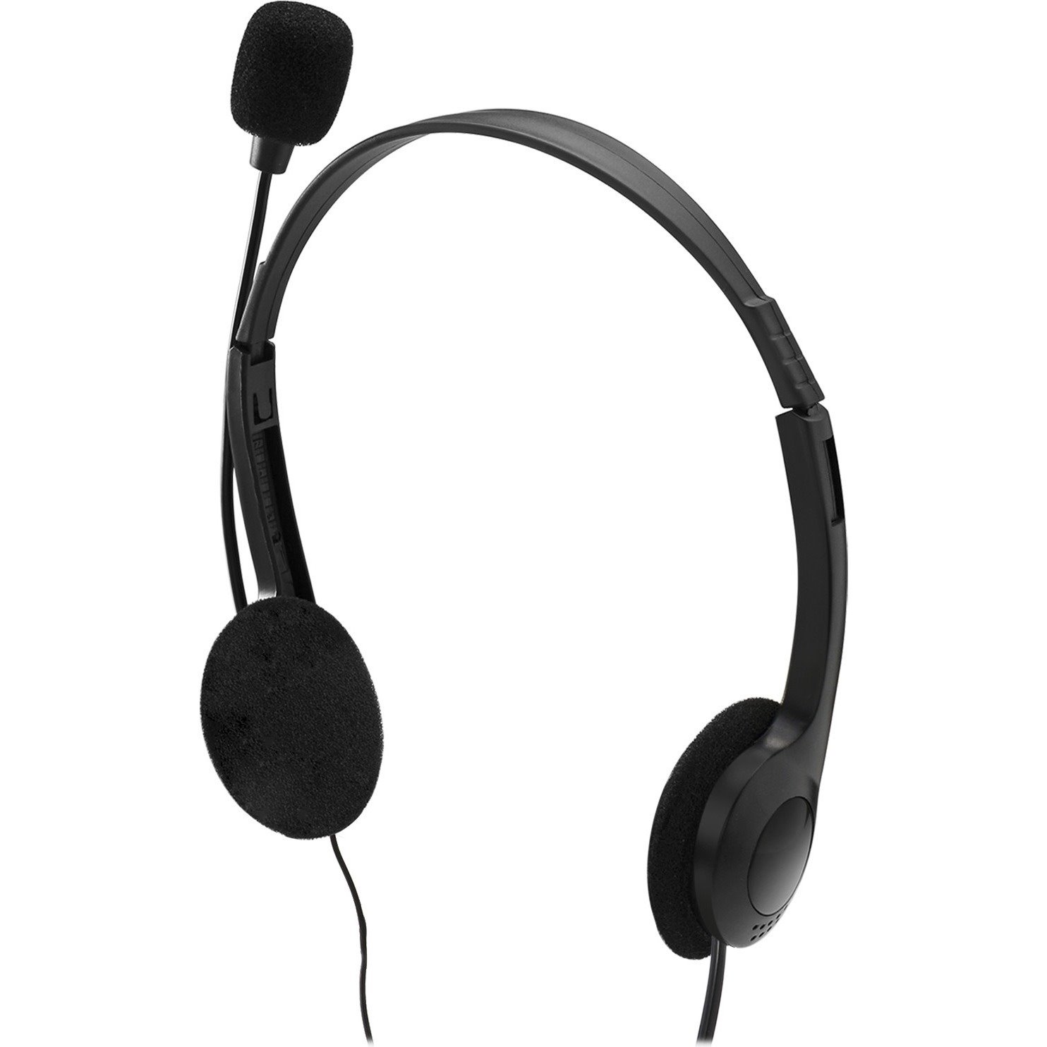 Adesso Xtream H4 - 3.5mm Stereo Headset with Microphone - Noise Cancelling - Wired- 6 ft cable- Lightweight