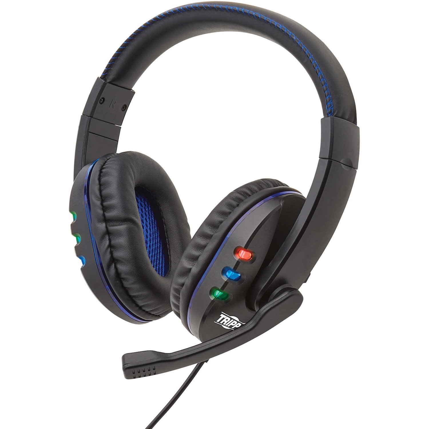 Eaton Tripp Lite Series USB Gaming Headset with Built-In Microphone, Audio Control and LEDs