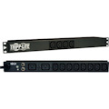 Tripp Lite by Eaton PDU 1.9-3.8kW Single-Phase 120-240V Basic PDU 14 Outlets (12 C13 & 2 C19) C20 with 5 Adapters 10 ft. (3.05 m) Cord 1U Rack-Mount