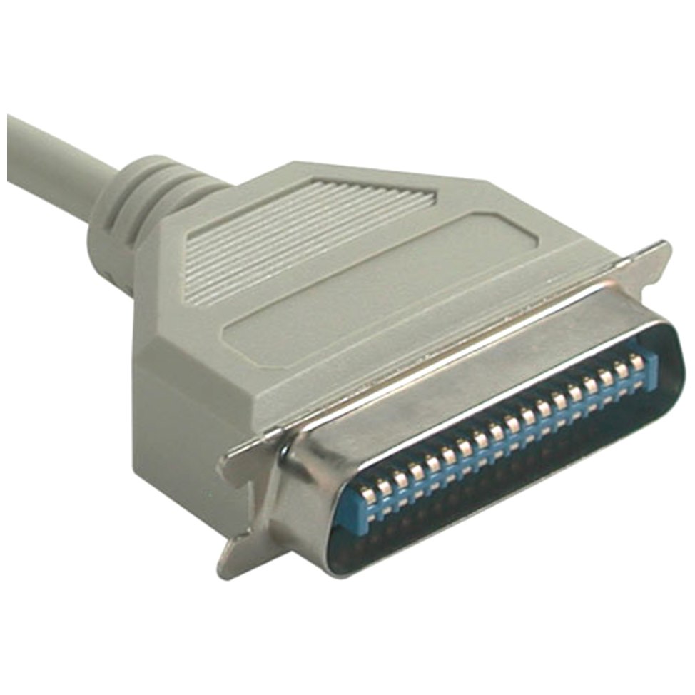 C2G 15ft DB25 Male to Centronics 36 Male Parallel Printer Cable