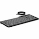 HP 405 Keyboard - Cable Connectivity - USB Type C, USB Type A Interface - LED