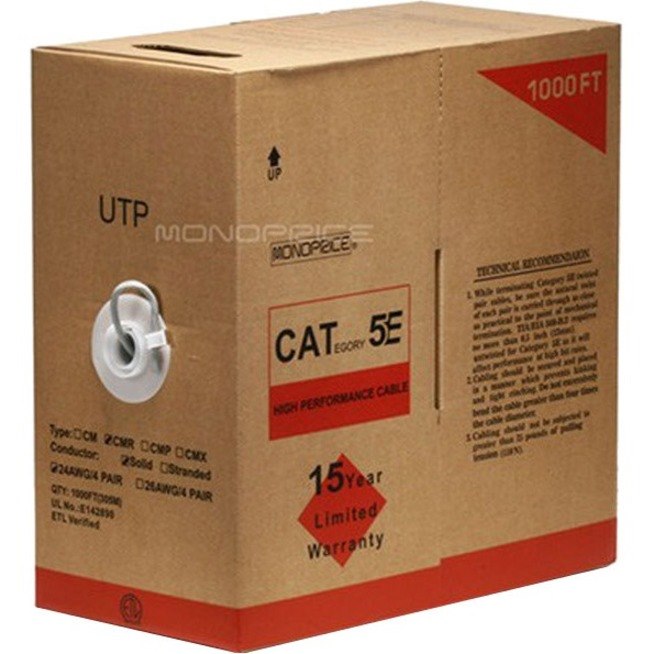 Monoprice Cat. 5e UTP Network Cable