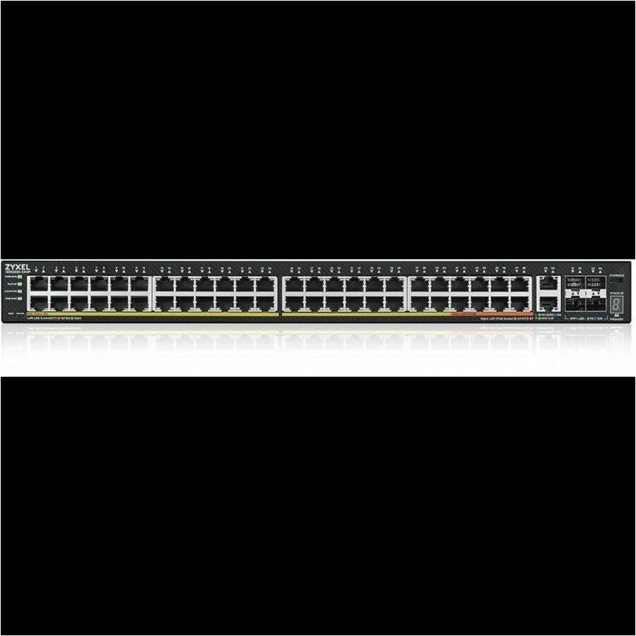 ZYXEL 48-port GbE L3 Access PoE+ Switch with 6 10G Uplink (600 W)