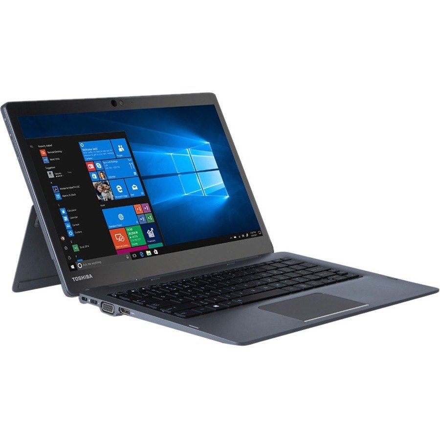 Toshiba Portege X30T 13.3" Touchscreen Detachable 2 in 1 Notebook - Intel Core i5 8th Gen i5-8250U - 8 GB - 256 GB SSD - Onyx Blue, Matte Black