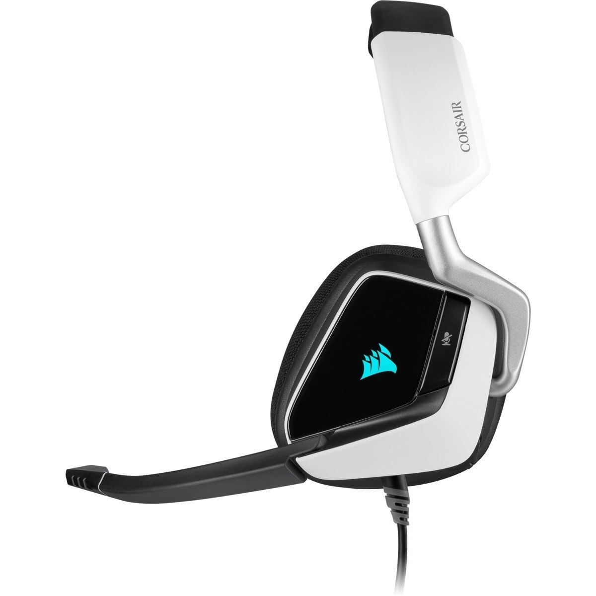 Corsair VOID RGB ELITE USB Premium Gaming Headset with 7.1 Surround Sound - White