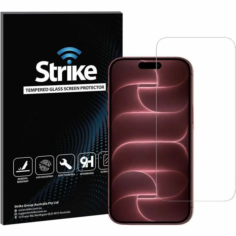 Strike 9H Tempered Glass Screen Protector for Apple iPhone 18 Pro - 1