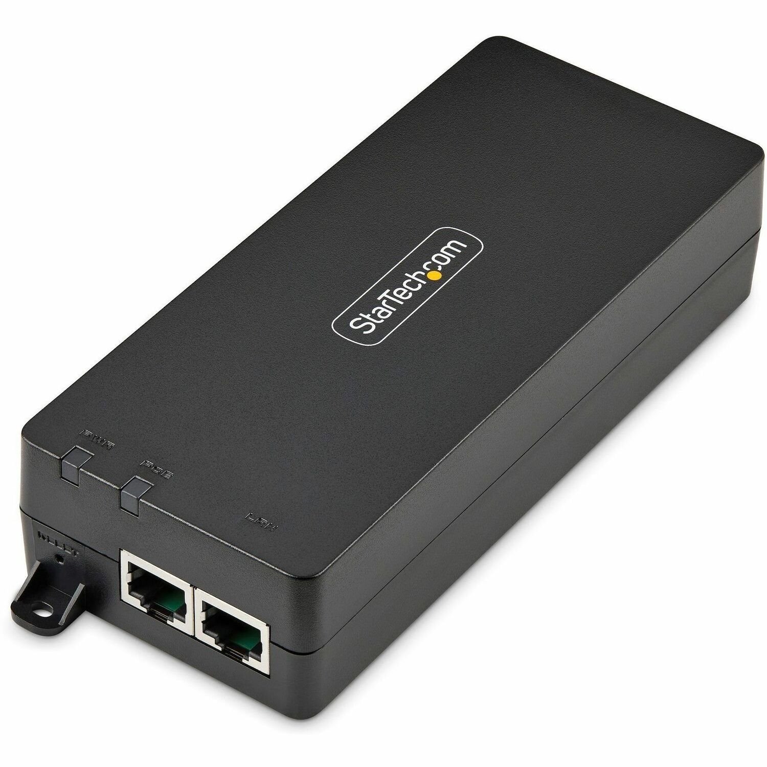 StarTech.com 1-Port 10Gbps Gigabit PoE++ Injector, 90W, 2.5/5/10G Ethernet/10/100/1000M, PoE++ (802.3af/at/bt), Wall Mountable, Unmanaged