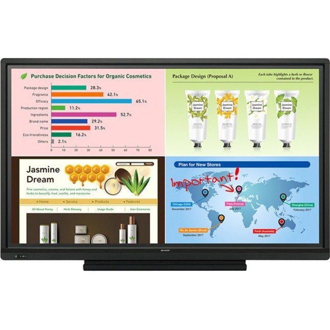 Sharp AQUOS BOARD PNL603W LCD Touchscreen Monitor - 16:9 - 6 ms