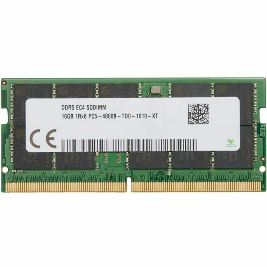 HP RAM Module for Notebook - 16 GB (1 x 16GB) - DDR5-4800/PC5-38400 DDR5 SDRAM - 4800 MHz
