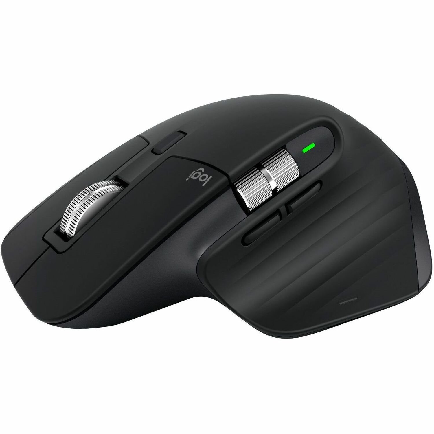 Logitech MX MASTER 3S Mouse - Bluetooth/Radio Frequency - USB - Darkfield - 7 Button(s) - Black - 1 Each