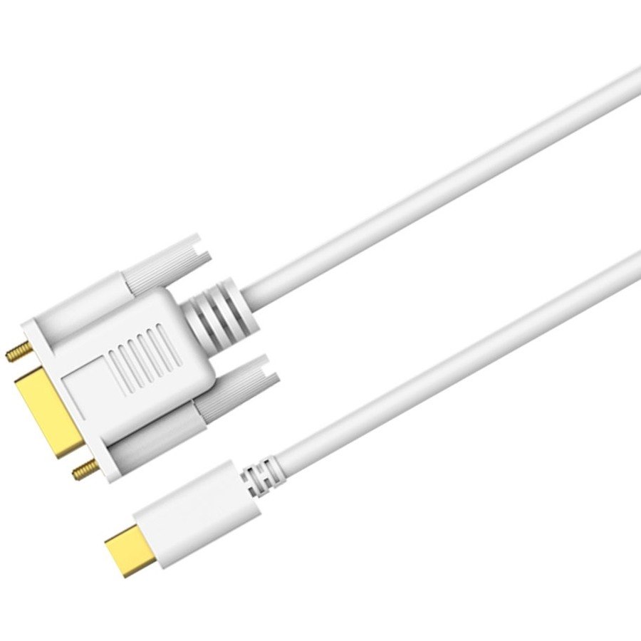 4XEM USB-C to VGA Cable - 6FT-White