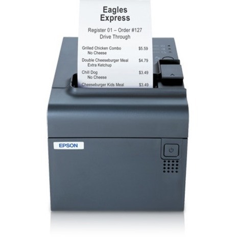 Epson TM-L90 Desktop Direct Thermal Printer - Monochrome - Label/Receipt Print - USB - Serial - 3.15" Print Width - 6.69 in/s Mono - 203 x 203 dpi