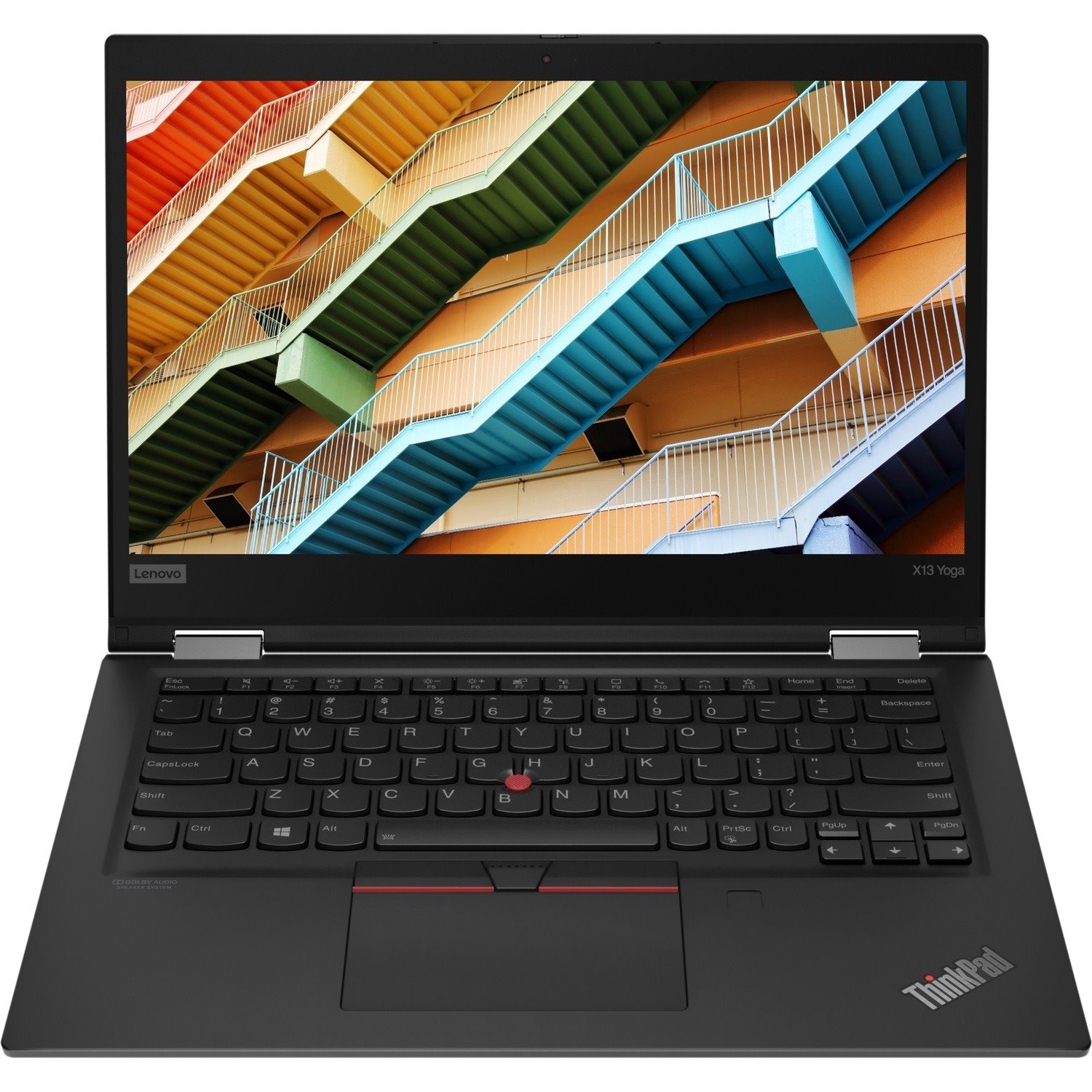 Lenovo ThinkPad X13 Yoga Gen 1 20SX002BUS 13.3" Touchscreen 2 in 1 Notebook - Full HD - Intel Core i7 10th Gen i7-10610U - 16 GB - 256 GB SSD - English (US) Keyboard - Black