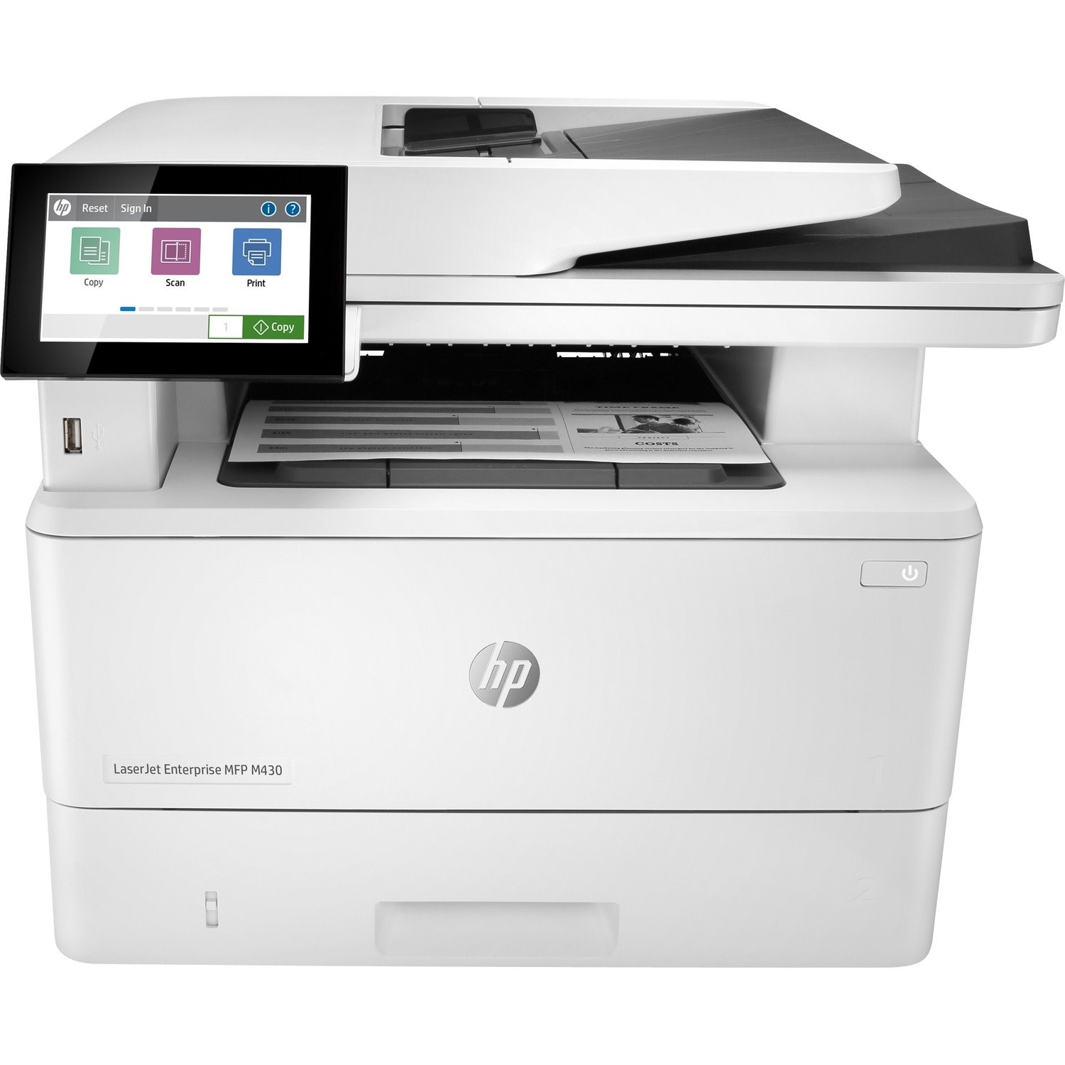 HP LaserJet Enterprise M430f Laser Multifunction Printer - Monochrome