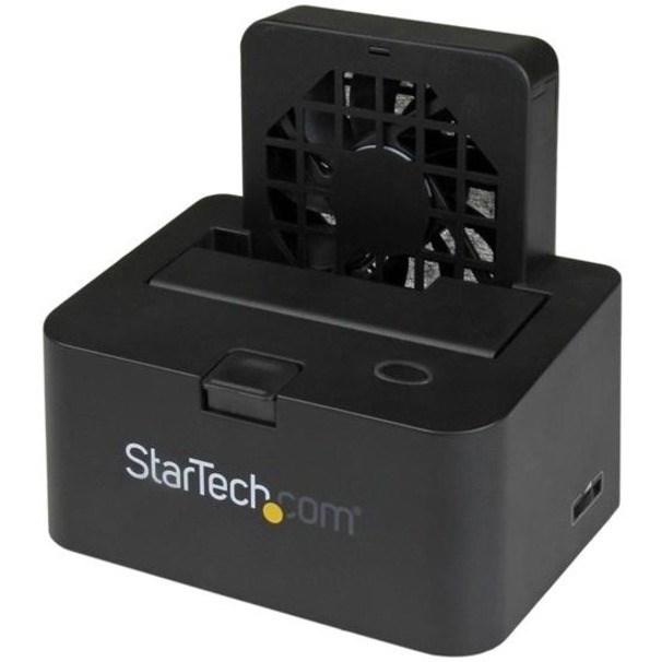 StarTech.com Drive Dock SATA/600 - USB 3.2 (Gen 1) Type B, eSATA Host Interface - Black