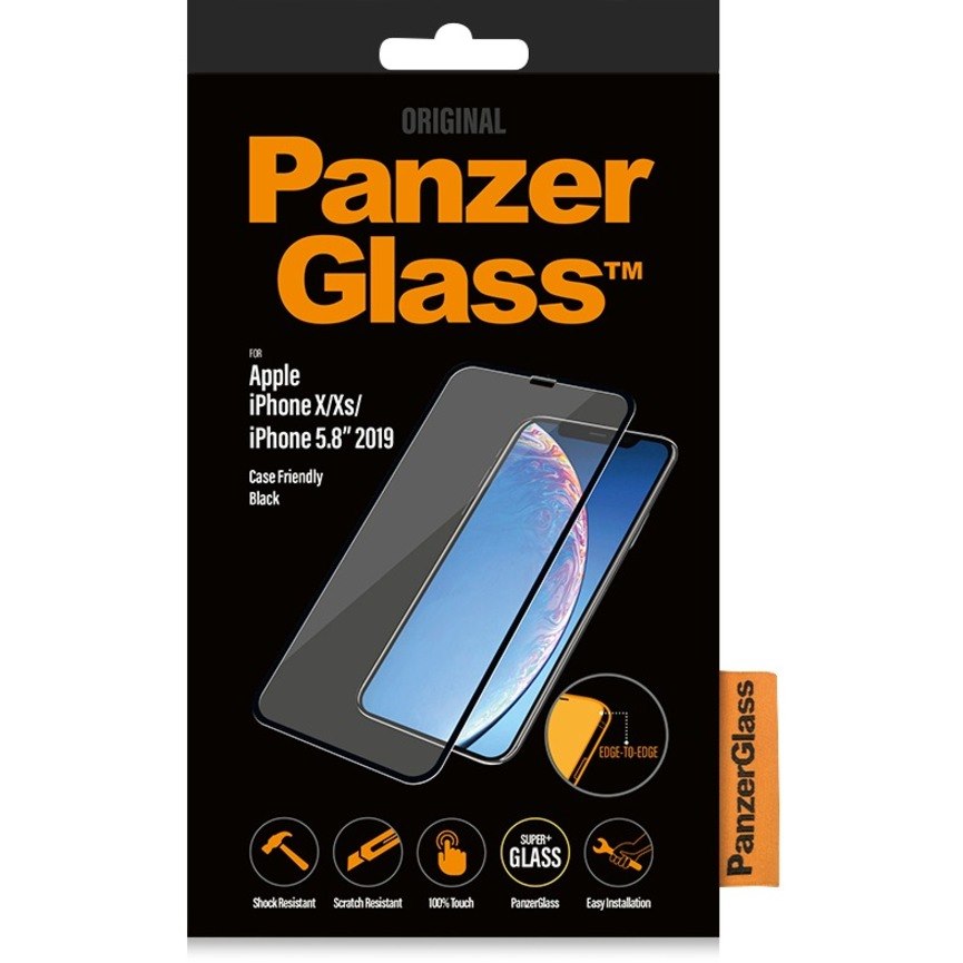 PanzerGlass Tempered Glass Screen Protector - Black