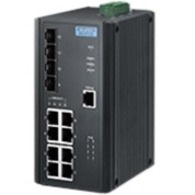 Advantech 8G+4SFP Port Gigabit Unmanaged Redundant Industrial PoE Switch