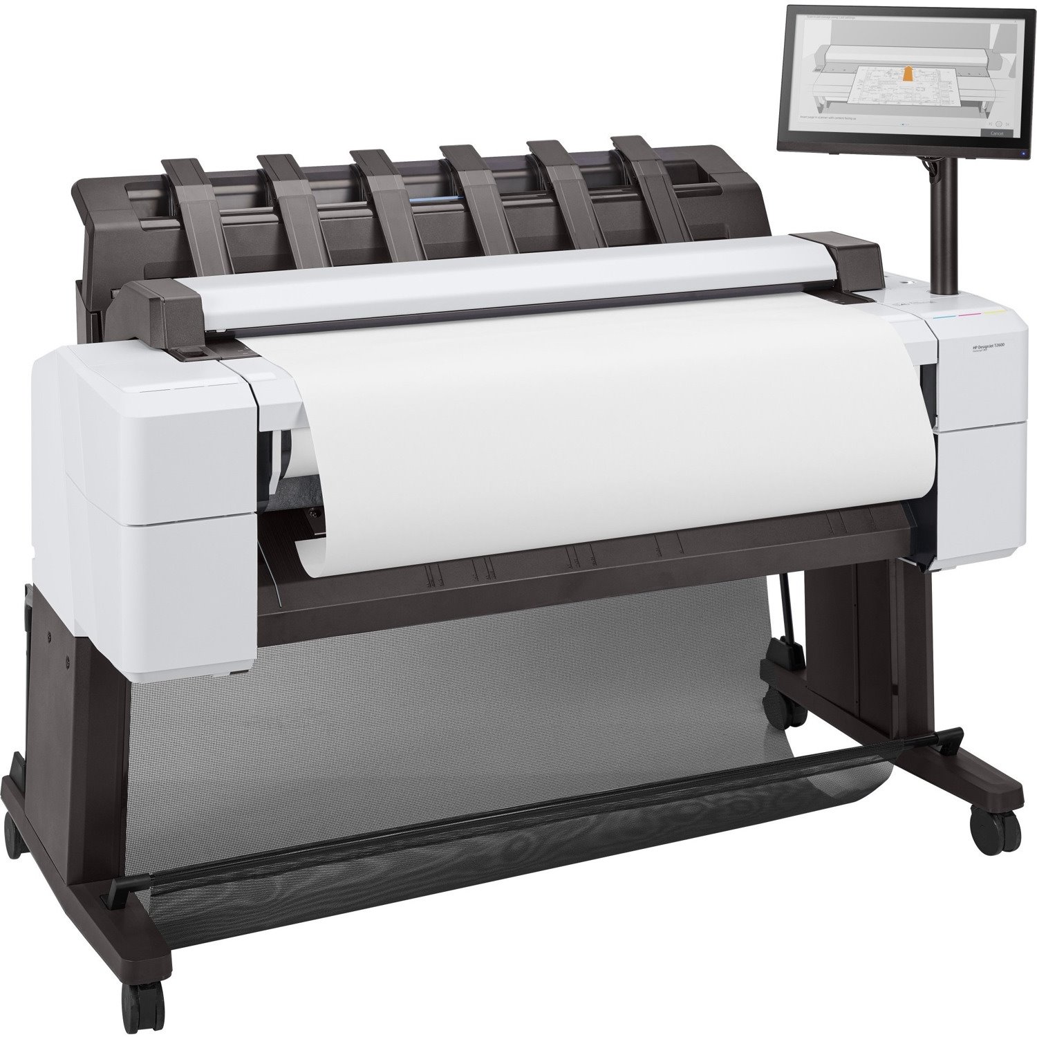 HP Designjet T2600 PostScript Inkjet Large Format Printer - Includes Printer, Scanner, Copier - 36" Print Width - Color