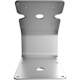 CTA Digital VESA Compatible Curved Stand & Wall Mount Add-On (Silver)