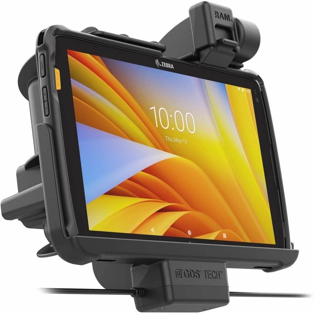 RAM Mounts Tough-Dock Power + Data with Latch for Zebra ET4x 10" Tablet