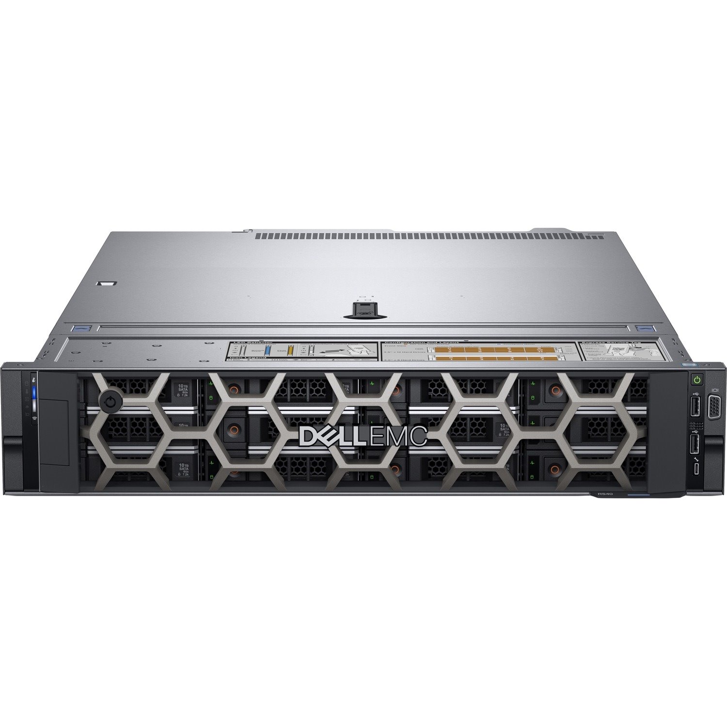 Dell EMC PowerEdge R540 2U Rack Server - Xeon Silver 4208 2.10 GHz - 16 GB RAM - 1 TB HDD - 12Gb/s SAS, Serial ATA Controller