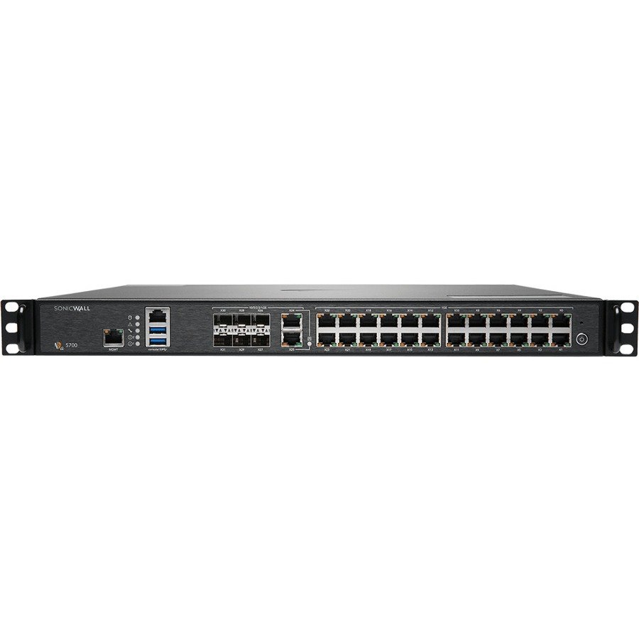 SonicWall 5700 Network Security/Firewall Appliance - 2 Year Secure Upgrade Plus Advanced Edition - TAA Compliant