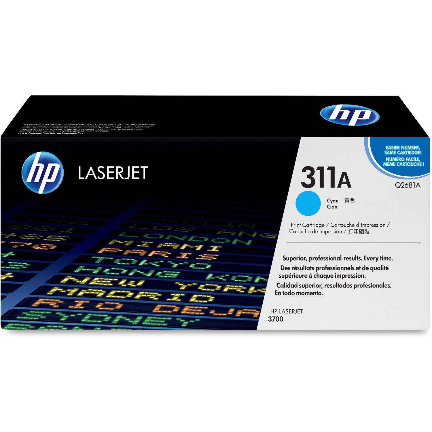 HP 311A Original Laser Toner Cartridge - Cyan - 1 Each