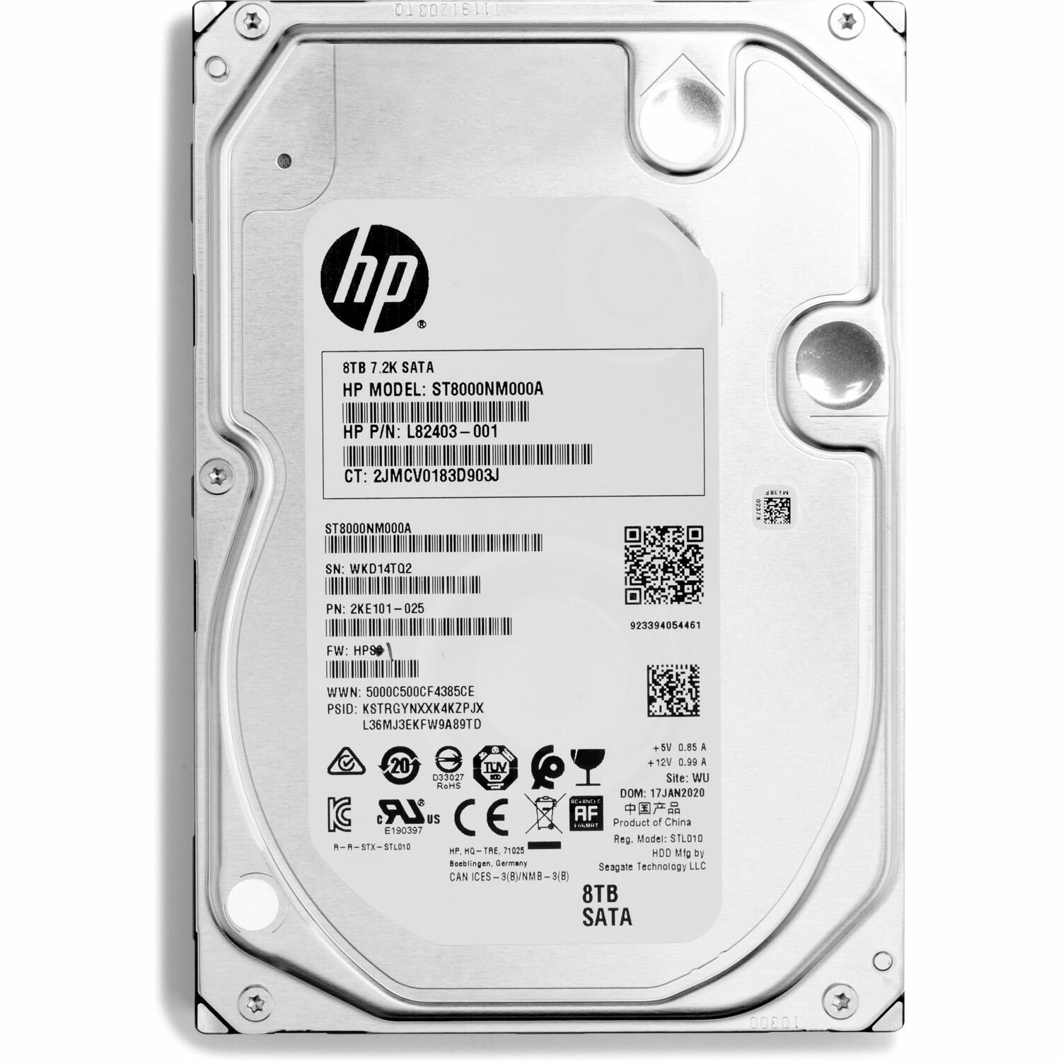 HP 8 TB Hard Drive - 3.5" Internal - SATA