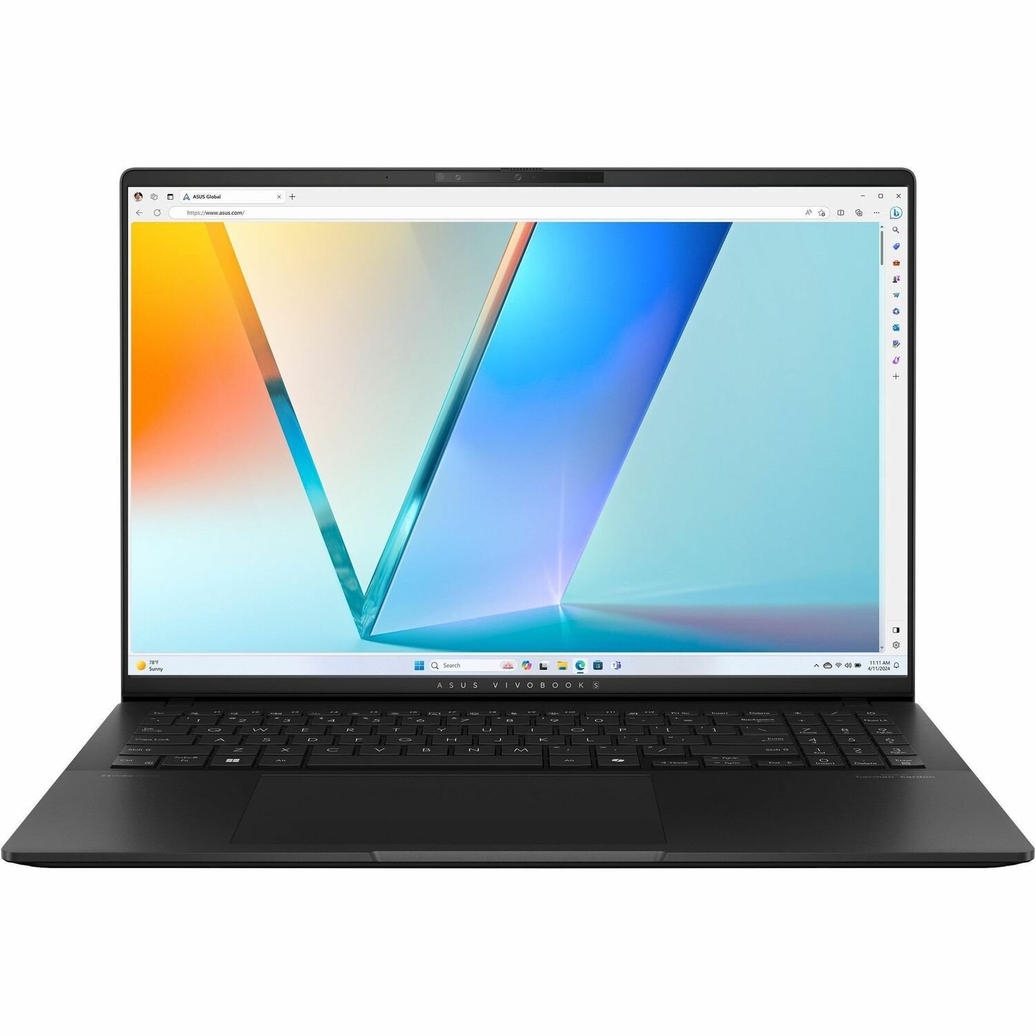 Asus Vivobook S 16 S5606 S5606CA-DS99 16" Notebook - 3K - Intel Core Ultra 9 285H - Intel Evo Platform - 32 GB - 1 TB SSD - Neutral Black