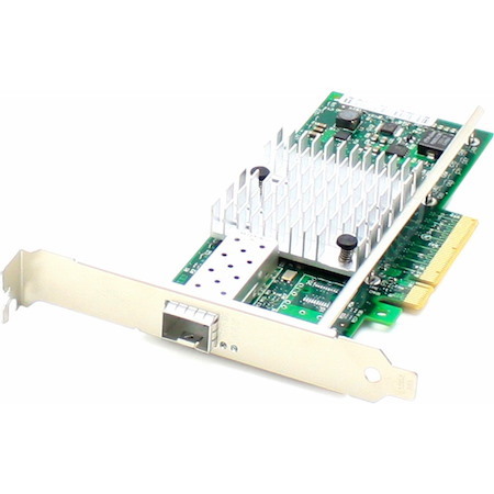 AddOn Intel® E10G41BFSR Comparable 10Gbs Single Open SFP+ Port 300m MMF PCIe 2.0 x8 Network Interface Card w/10GBase-SR SFP+ Transceiver