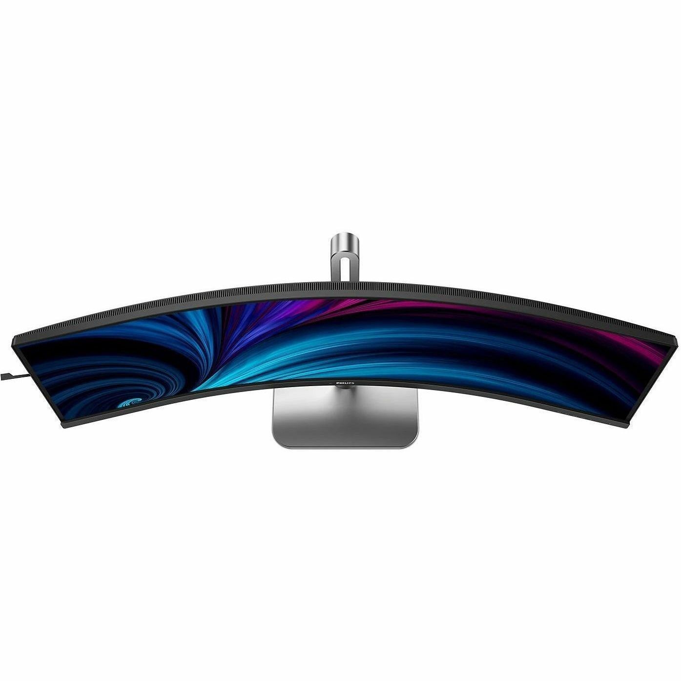 Philips 49B2U5900C 49" Class Dual Quad HD (DQHD) Curved Screen LED Monitor - 32:9 - Textured Charcoal
