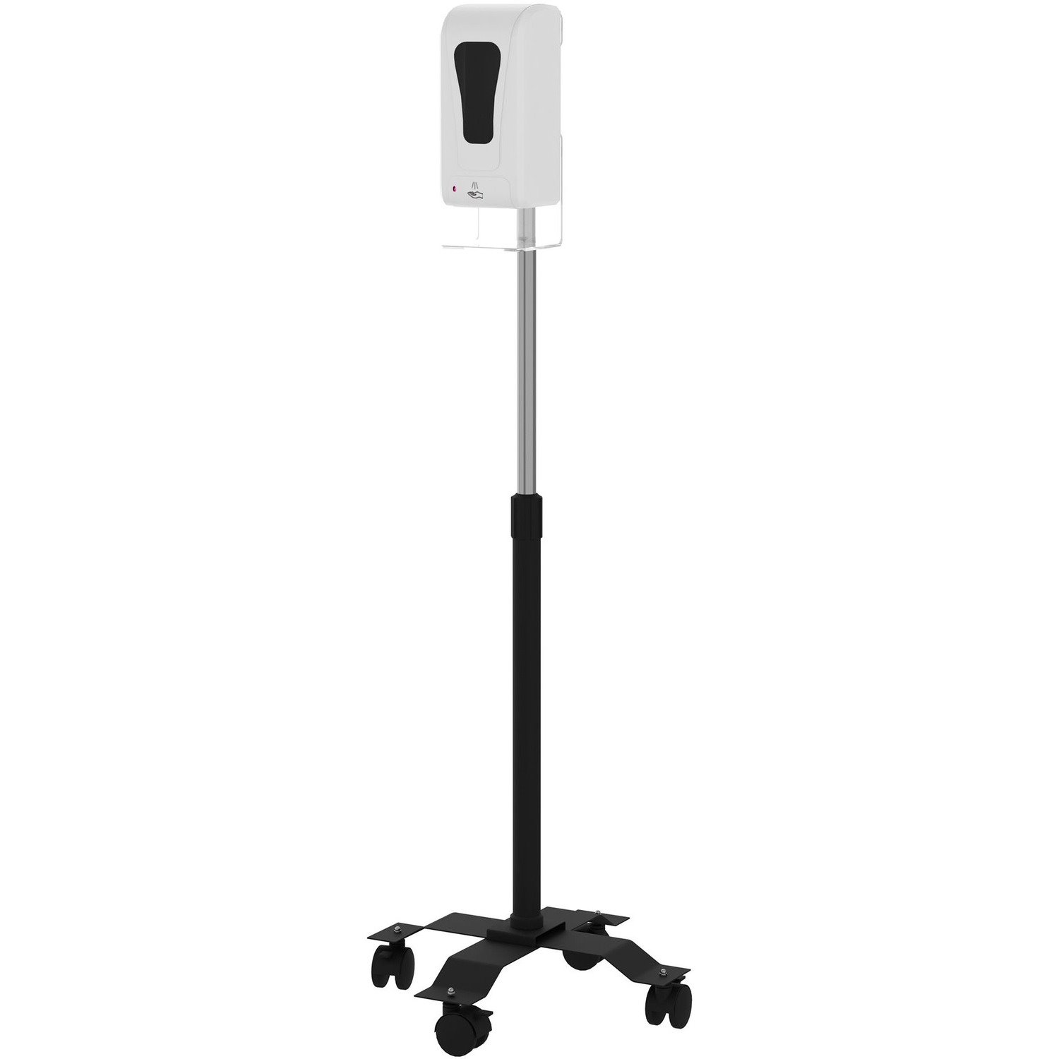 CTA Digital Compact Mobile Automatic Soap Dispenser Stand