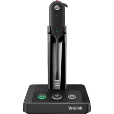 Yealink WH63 Wired/Wireless Earbud, Over-the-head, Behind-the-neck, Over-the-ear Mono Headset - Black