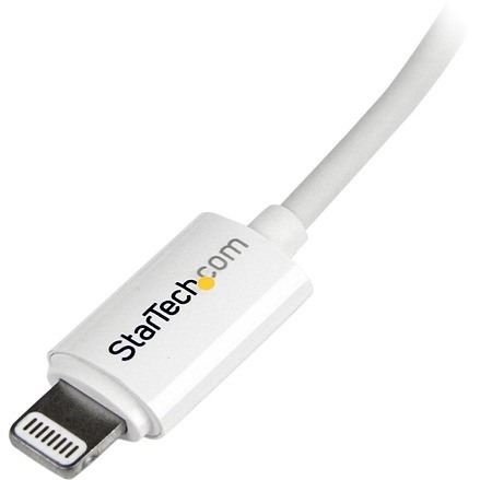 StarTech.com 3m (10ft) Long White AppleÂ&reg; 8-pin Lightning Connector to USB Cable for iPhone / iPod / iPad