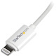 StarTech.com 3m (10ft) Long White Apple® 8-pin Lightning Connector to USB Cable for iPhone / iPod / iPad