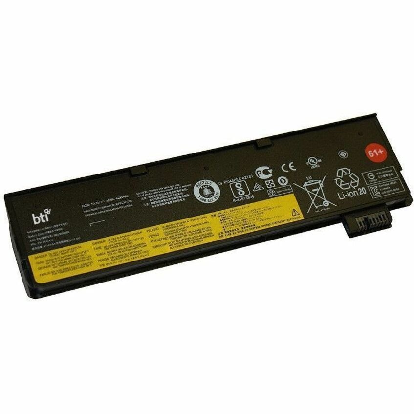 BTI 4X50M08811-BTI 6-CELL 10.8V LI-ION BATTERY 01AV425, 61+, 01AV426, SB10K97582, 01AV491, 4X50M08811