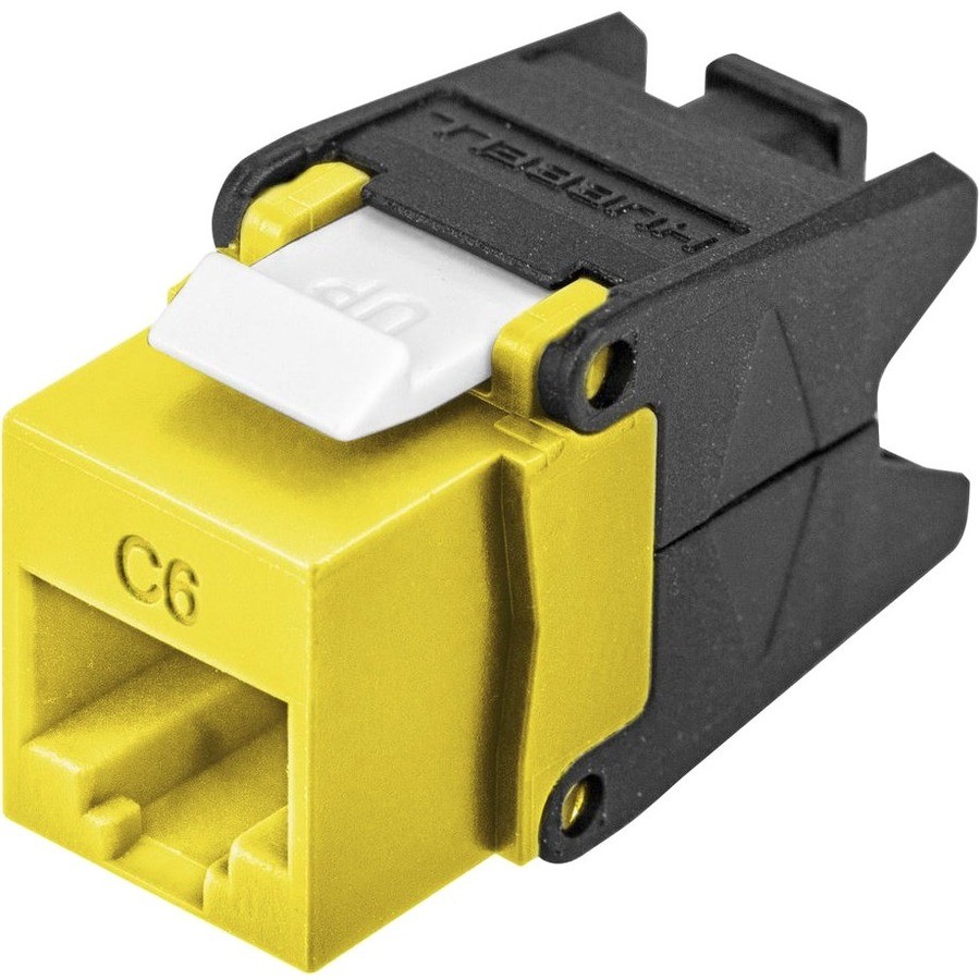Hubbell Category 6 Jack with Cobra-Lock Termination