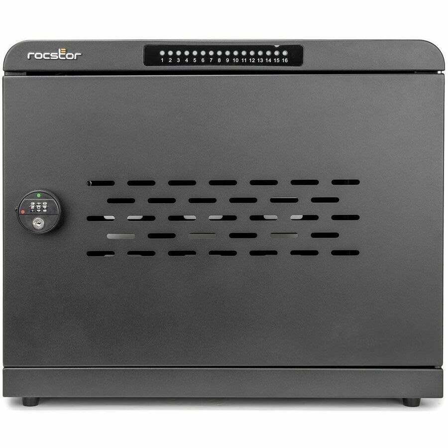 Rocstor Volt UC16 USB-C 16-Device Charging Station Cabinet