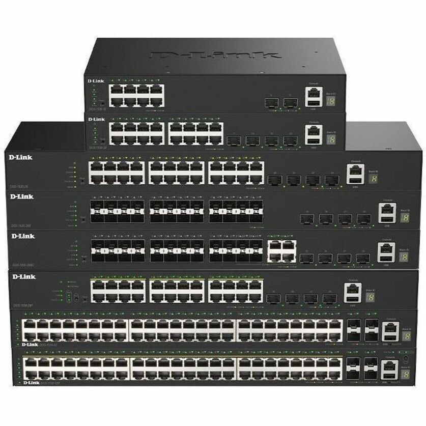 D-Link DGS-1530 DGS-1530-28S Manageable Ethernet Switch - Gigabit Ethernet, 10 Gigabit Ethernet - 10GBase-X, 1000Base-X
