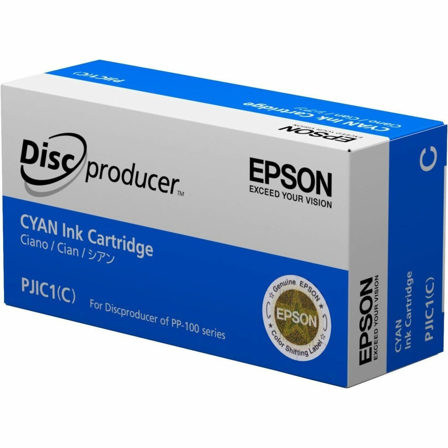 Epson PJIC7 Original Ink Cartridge - Single Pack - Dye Cyan - 1 / Pack