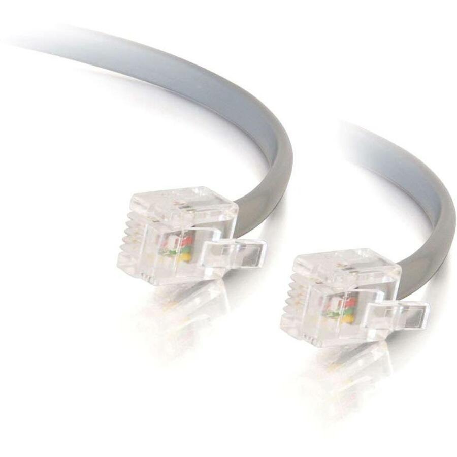 C2G 7ft RJ11 Modular Telephone Cable