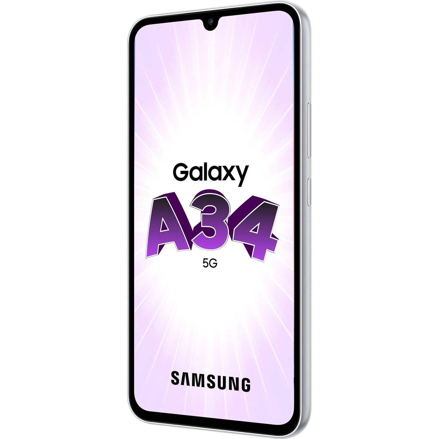 Samsung Galaxy A34 5G SM-A346B/DSN 128 GB Smartphone - 16.8 cm (6.6") Super AMOLED Full HD Plus 1080 x 2340 - Octa-core (Cortex A78Dual-core (2 Core) 2.60 GHz + Cortex A55 Hexa-core (6 Core) 2 GHz - 6 GB RAM - Android 13 - 5G - Silver