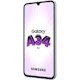 Samsung Galaxy A34 5G SM-A346B/DSN 128 GB Smartphone - 16.8 cm (6.6") Super AMOLED Full HD Plus 1080 x 2340 - Octa-core (Cortex A78Dual-core (2 Core) 2.60 GHz + Cortex A55 Hexa-core (6 Core) 2 GHz - 6 GB RAM - Android 13 - 5G - Silver