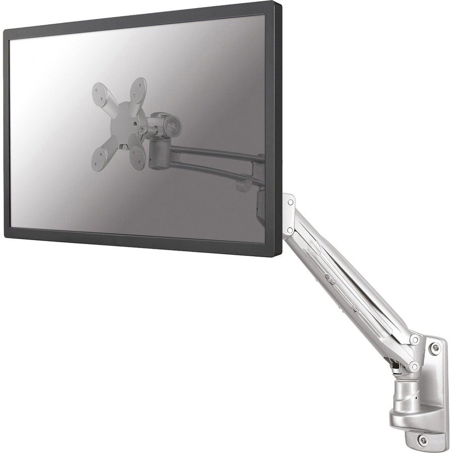 Newstar TV/Monitor Wall Mount (Full Motion & gas spring height adjustable) for 10"-30" Screen - Silver